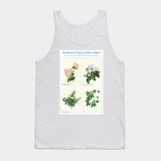 Flower watercolor illustration (1915) Tank Top